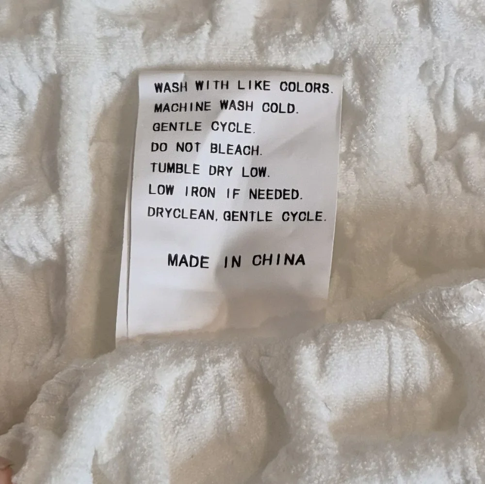 Jon & Anna White Textured Maxi Dress Waffle  NWT Dimensional White Intetesting - Picture 11 of 11